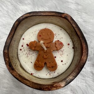 Wooden Candle - Cookie